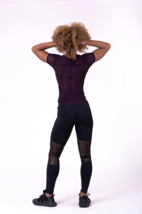 Спортивные женские лосины с сеткой Nebbia Mesh it up!