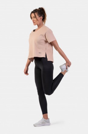 Спортивные женские лосины с напылением Nebbia Active High-Waist Smart Pocket
