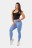 Спортивные женские лосины с напылением Nebbia Active High-Waist Smart Pocket