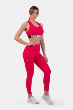 Спортивные женские лосины с напылением Nebbia Active High-Waist Smart Pocket